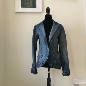 Denim blazer